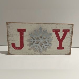 🍁Clearance- Hallmark Wood Joy Table Accent